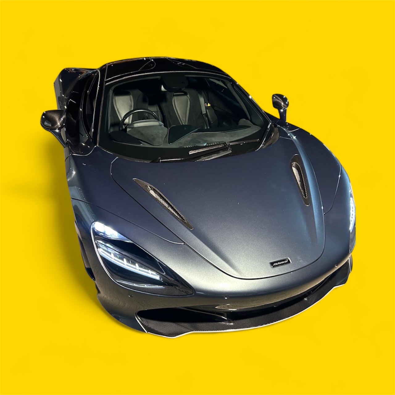 After - Repaired glass