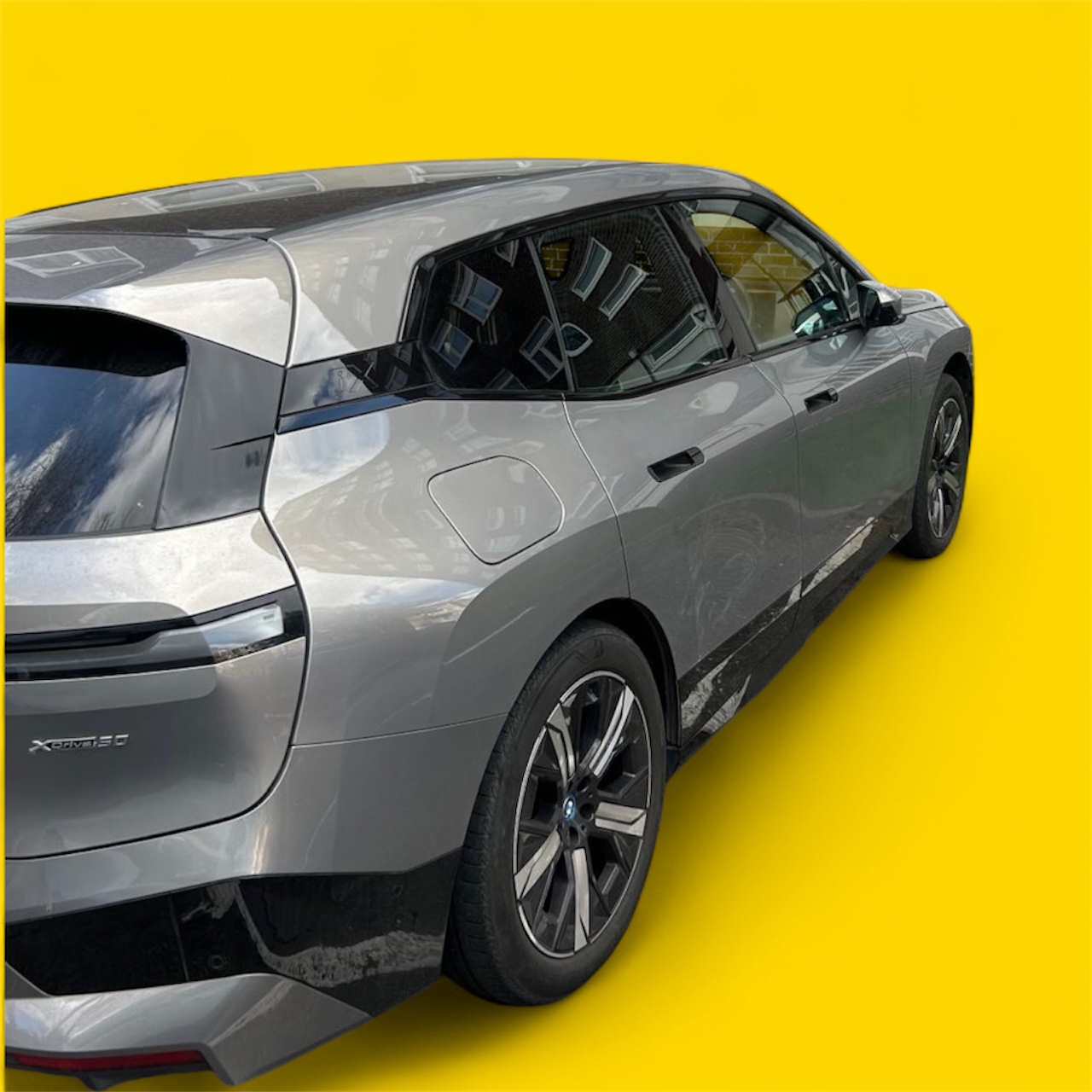 After - Repaired glass