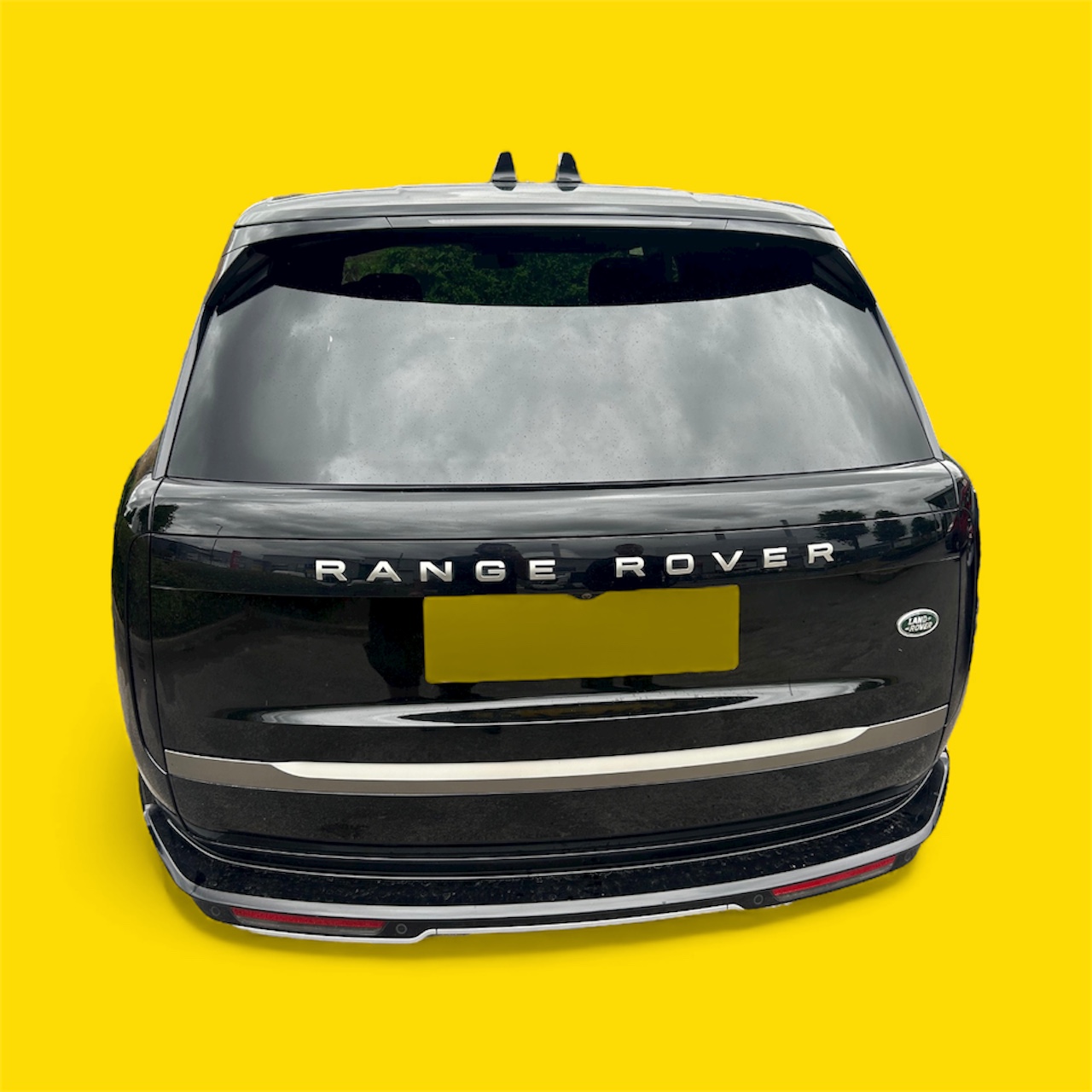 After - Repaired glass