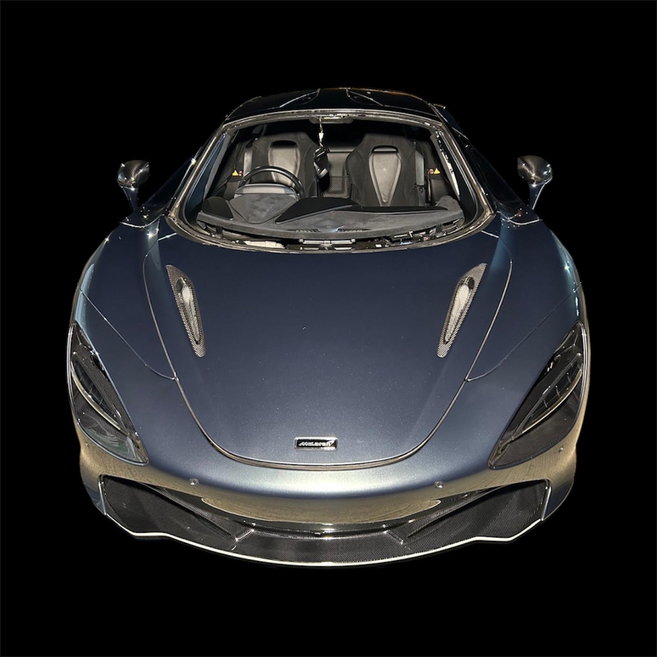 Before - Damaged glass